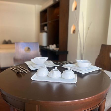 Patong Paragon Resort & Spa Sha Extra Plus Zewnętrze zdjęcie A table set for breakfast at a hotel